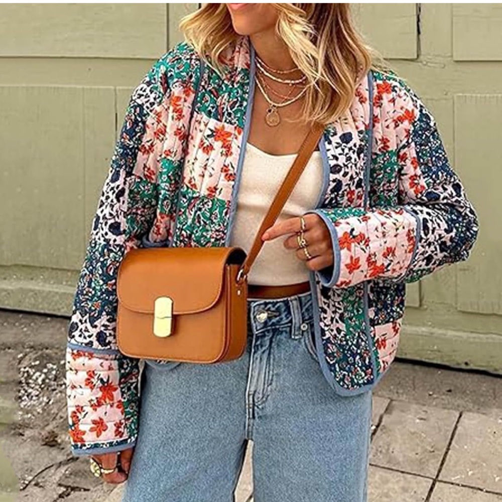 Reversibility Floral Patchwork Jacket - image 7